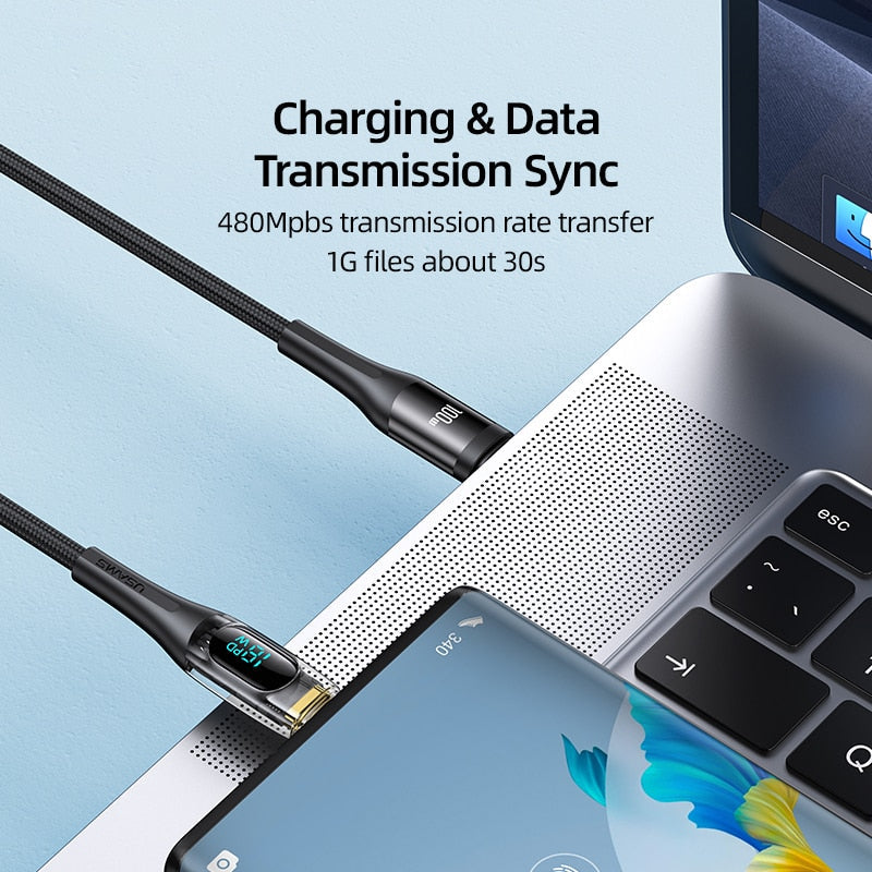 Turbo Connect Led Display Fast Phone Charging Cable - Image 3