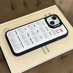 2024 Calendar Time Wrap iPhone Case