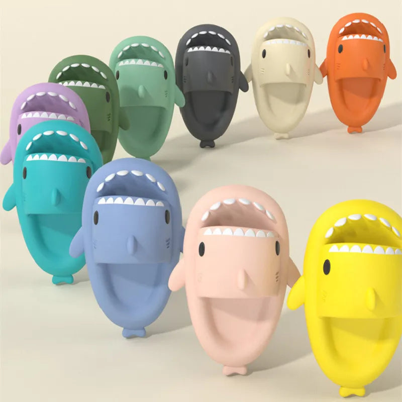 Happy Shark Beach Slippers - Image 2