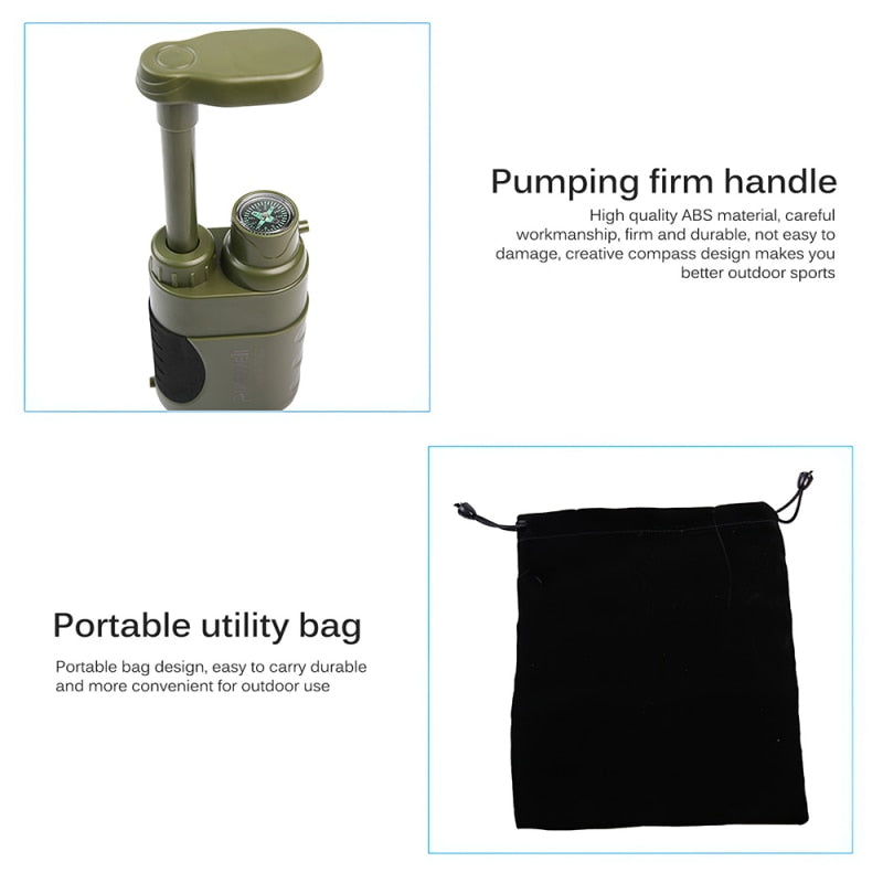 Outdoor Water Filter Camping Survival Tool - Image 5