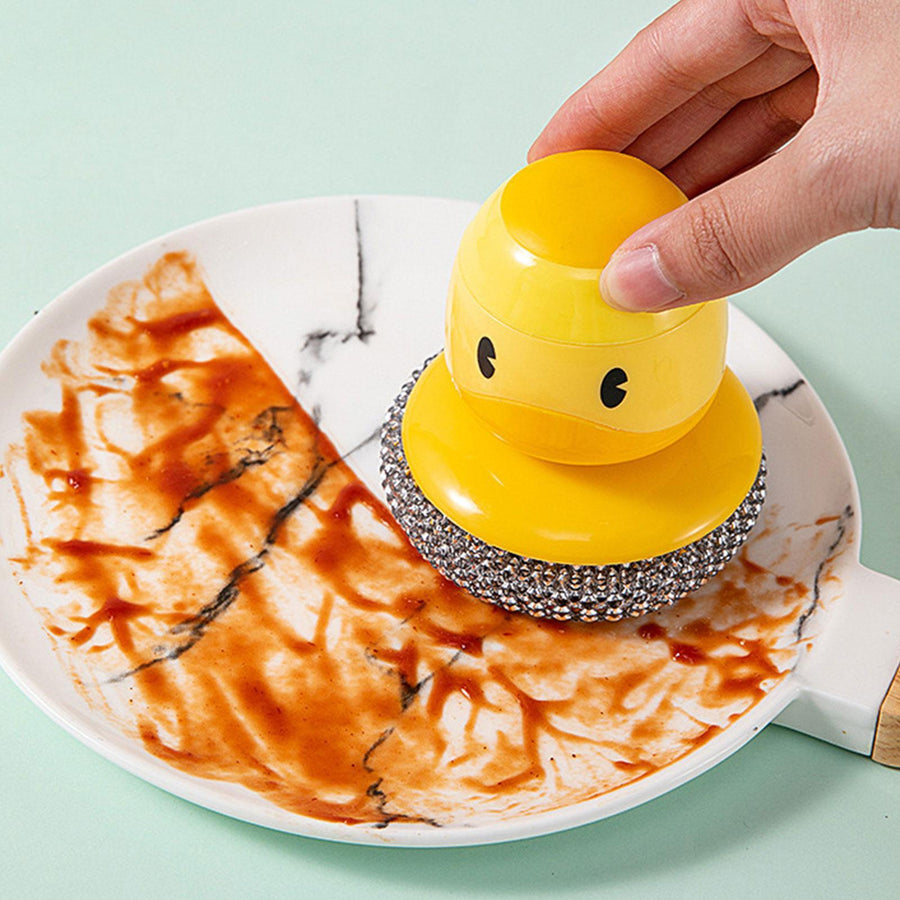 Duck Shape Dishwashing Scrubber - Image 0