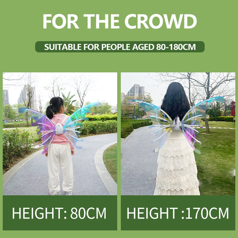 Fairy Wings Kids Costume - Image 3