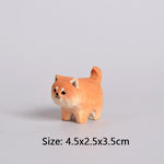 Handmade Wooden Cute Pet Figurines