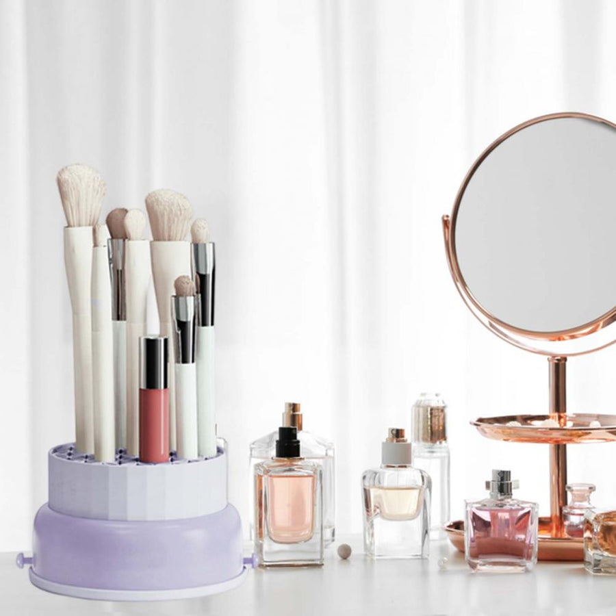 Easy Makeup Cleaning Brush Organizer Storage Box - Image 4
