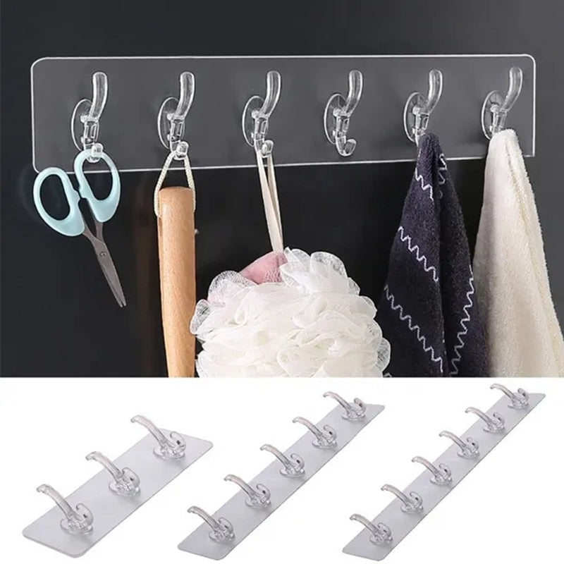 Transparent Invisible Adhesive Simple Wall Hangers - Image 0