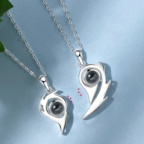 Couple Love Pair Magnetic Necklace - Image 0
