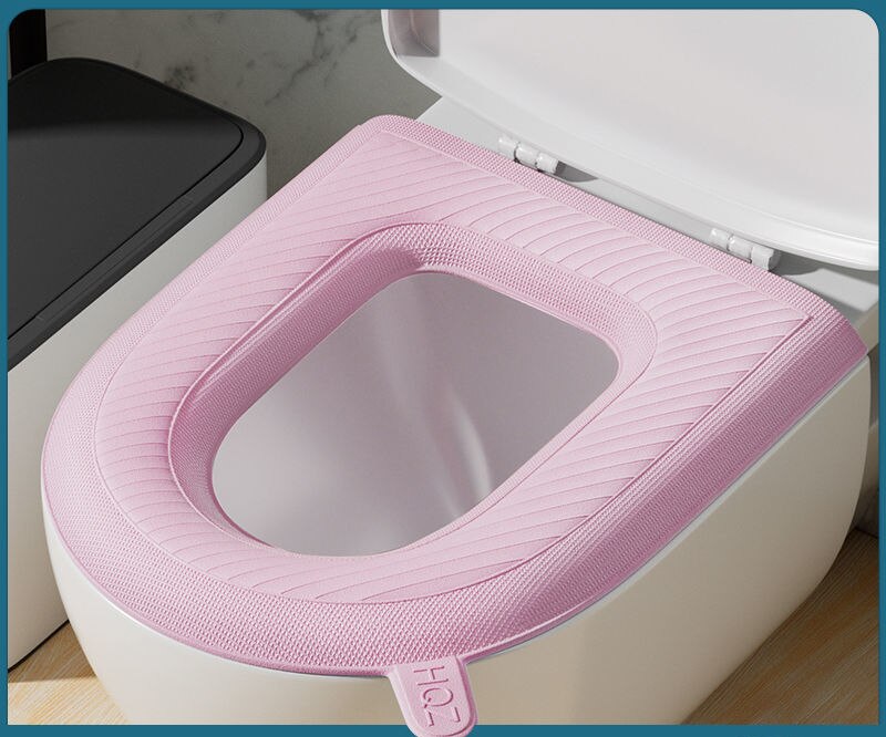 Waterproof Soft Toilet Seat Cover Lifter - Image 7