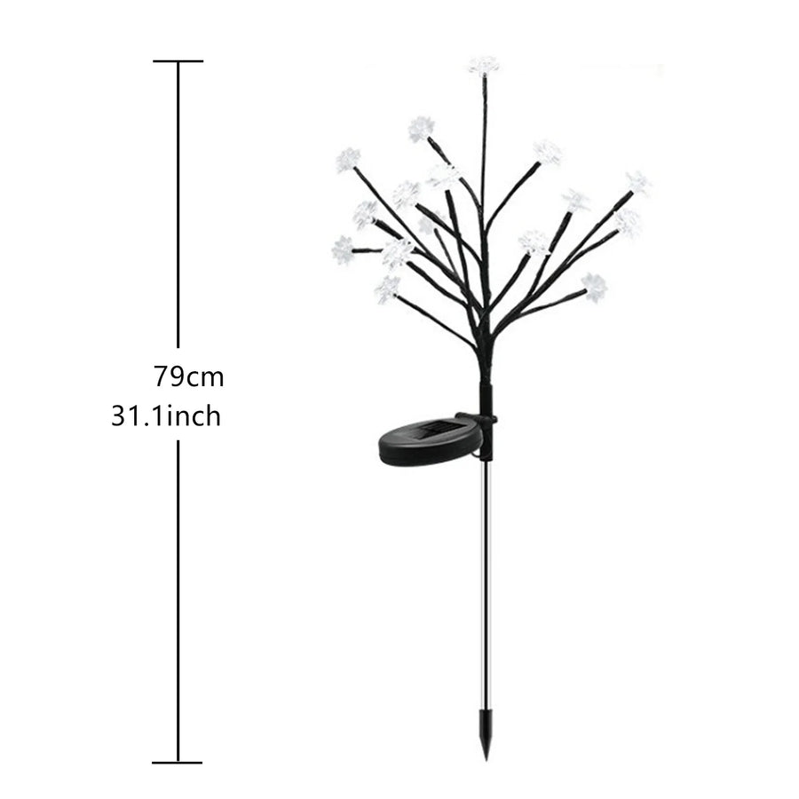 Sakura Tree Solar Flower Pathway Outdoor Lights - Image 4