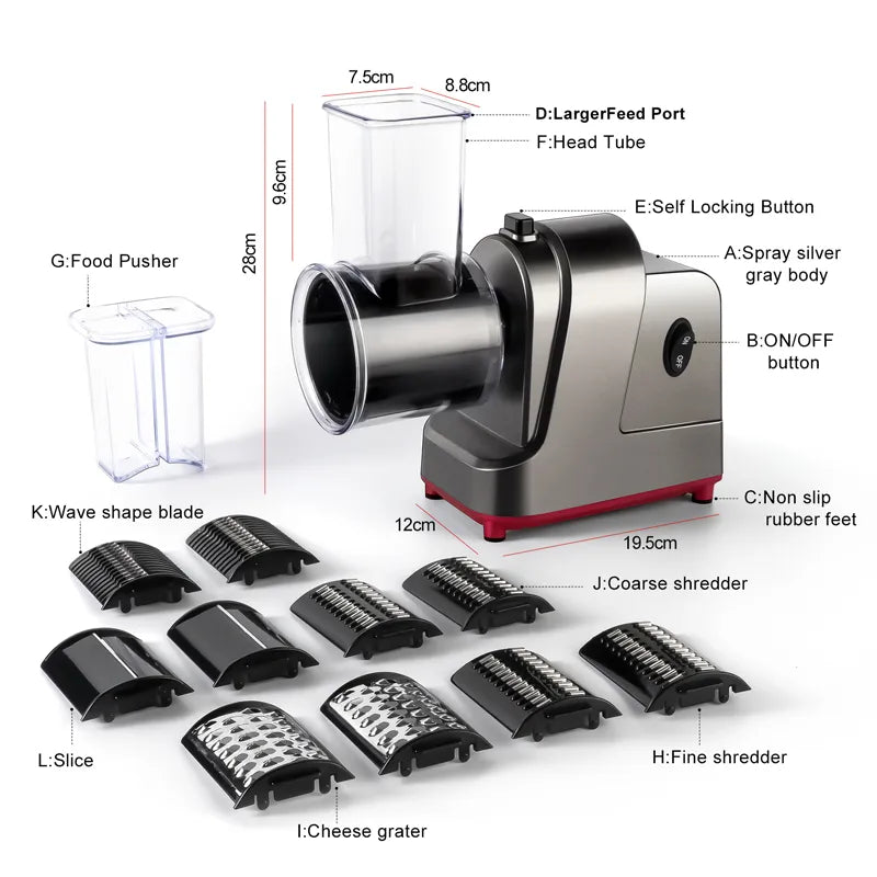Electric Automatic Slice Vegetable Cutter - Image 2