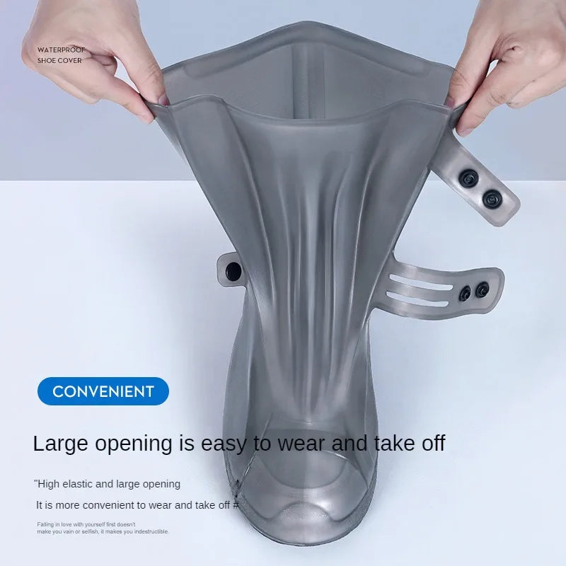 Dry Shield Reusable Non-Slip Silicone Waterproof Shoe Covers - Image 3