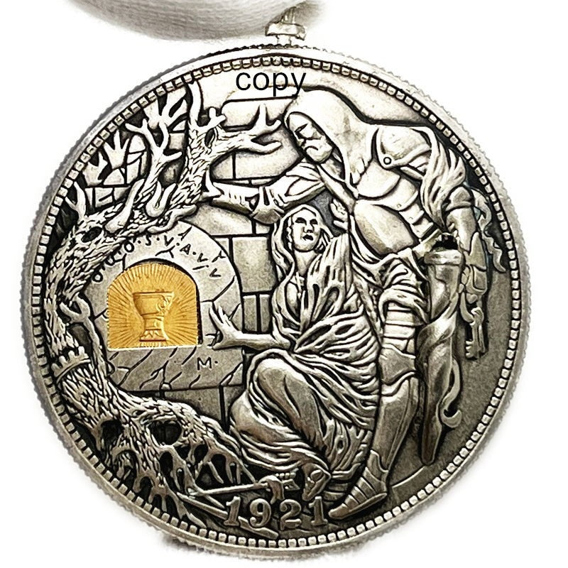 Handmade Secret Mystic Mechanic Collectible Nickel - Image 4