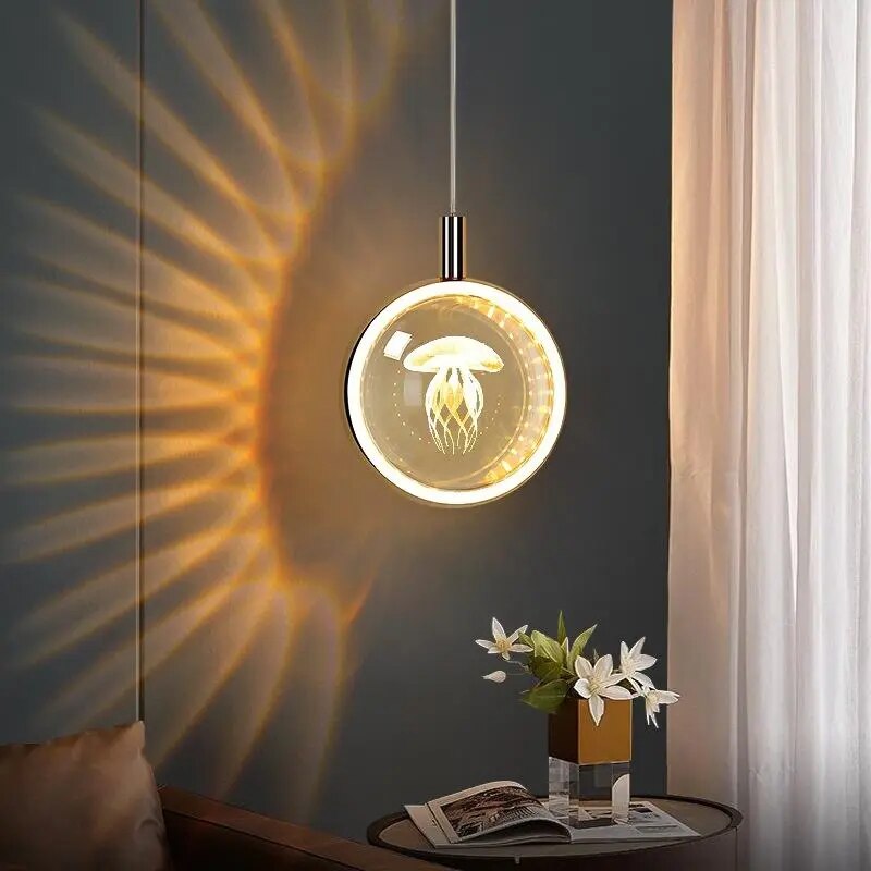 Romantic Crystal Rotating Mood LED Lights - Image 0