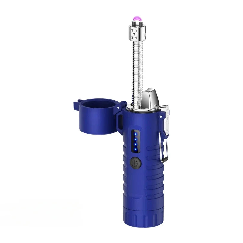 Metal Windproof Heavy Duty Waterproof Flashlight Lighter - Image 7