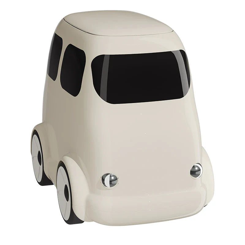 Cartoon Car Kids Ride-On Trash Bin - Image 7