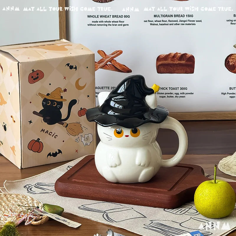 Midnight Witch Cat Mug - Image 7