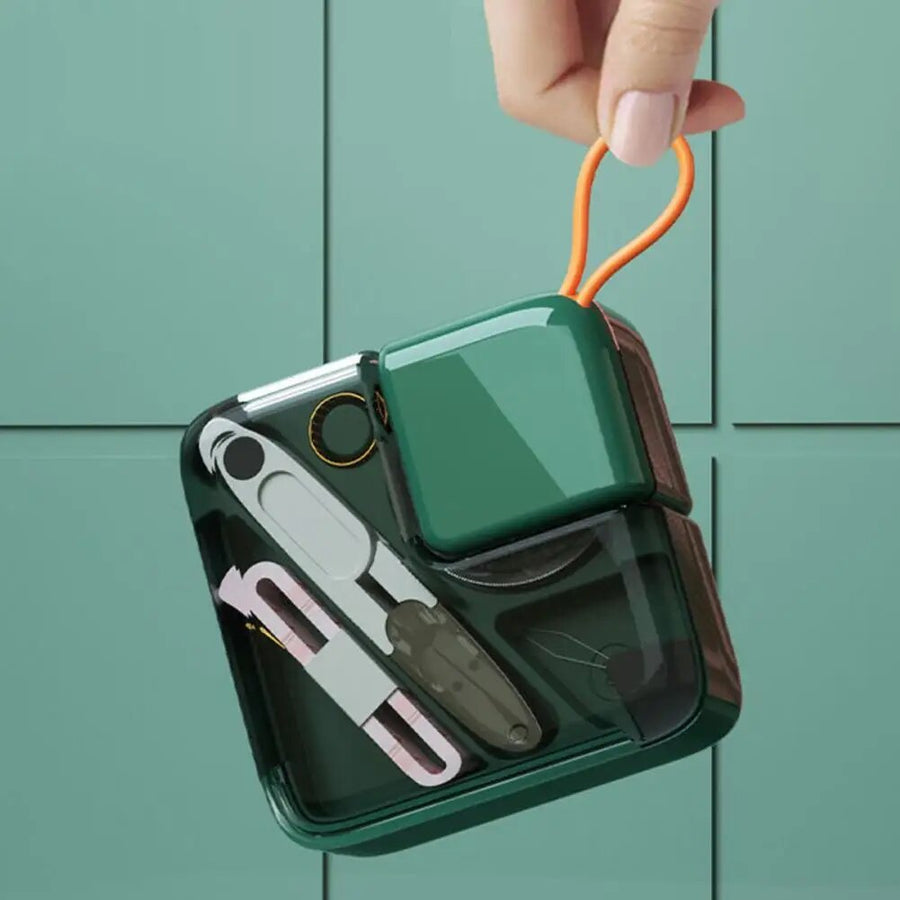 Trendy Pastel-Colored Travel Sewing Kit - Image 2