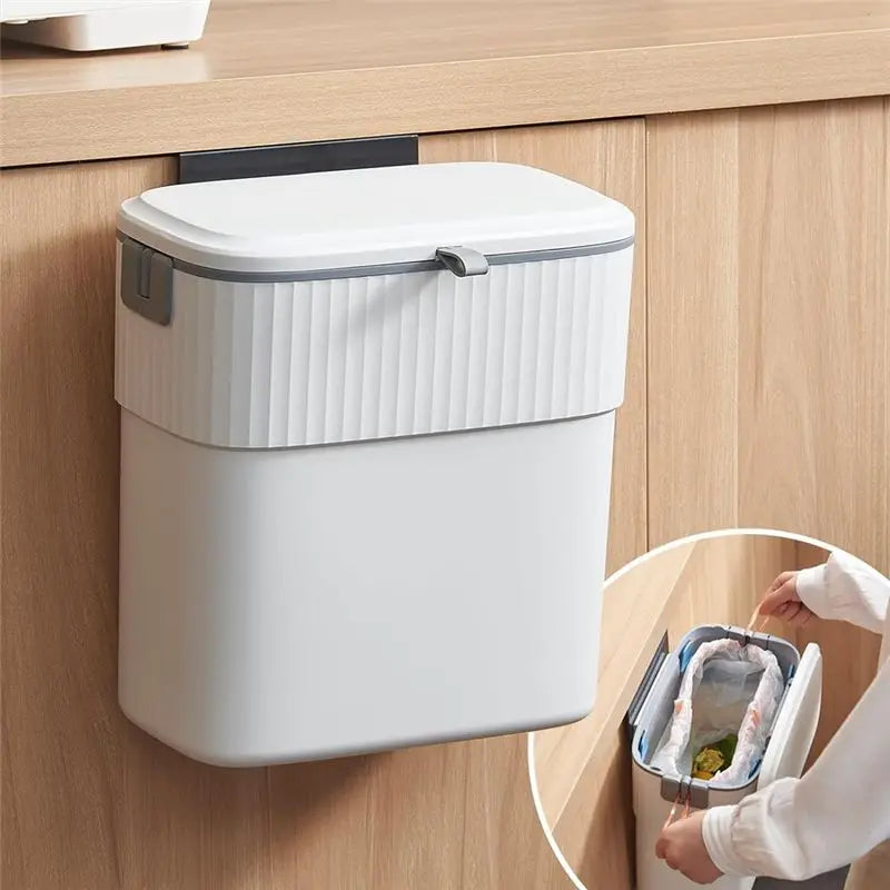 Hands-Free Self Sealing Smart Trash Can - Image 1