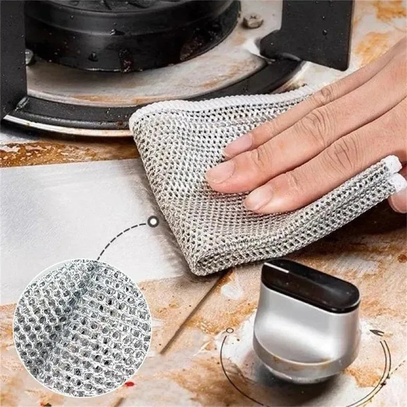 Silver Wire Double-Sided Ultra-Absorbent Design Cleaning Cloth - Image 0