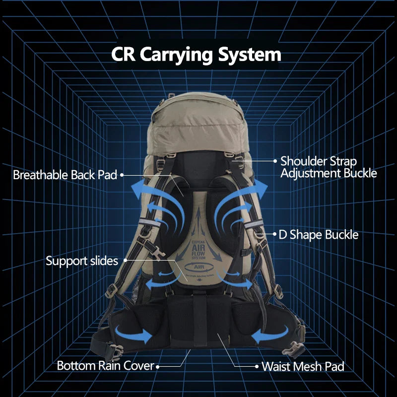 Outdoor Path Camping Large-Capacity Hiker Backpack - Image 4