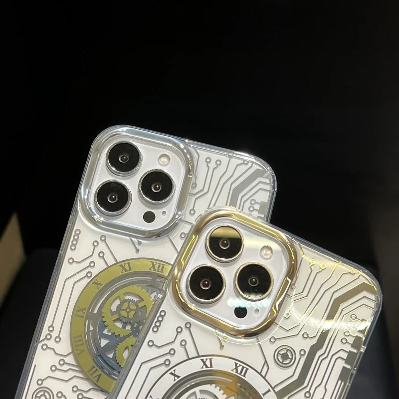 Machine Clock Magsafe iPhone Case - Image 1