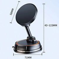 Strong Suction Wireless Car Magnetic Charging Phone Holder - Image 9