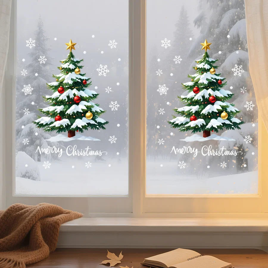 Merry Glow 3D Christmas Tree Sticker - Image 5