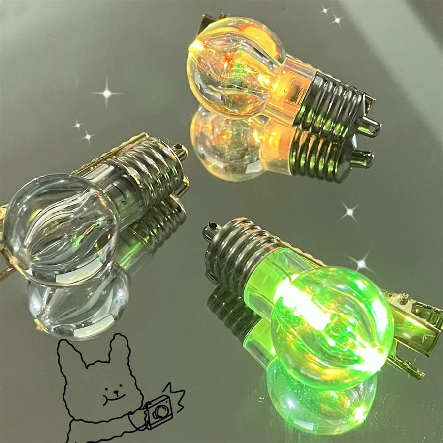 Luminous Bulb Creative Hairpin - Image 4