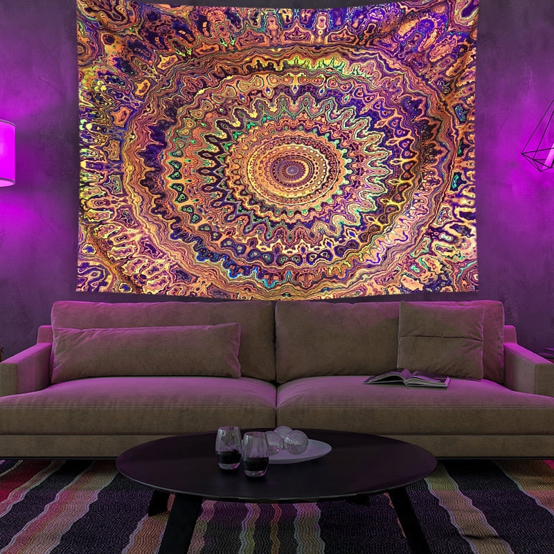 Colorful Glowing Luminous Tapestry - Image 20