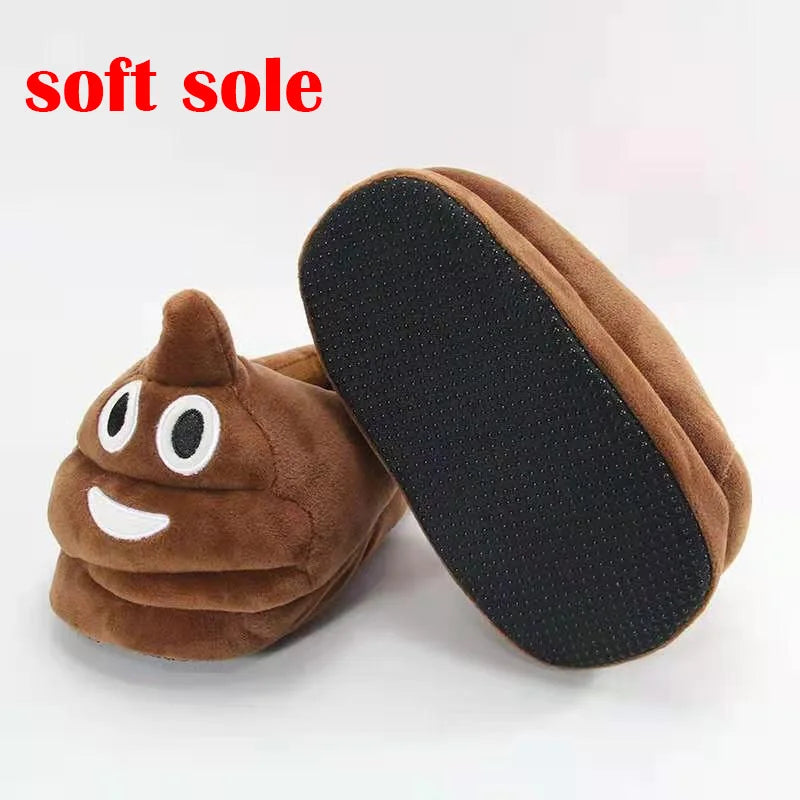 Funny Poop Warm Plush Slippers - Image 8
