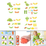 Educational Clay Modeling Dinosaur Toy Set