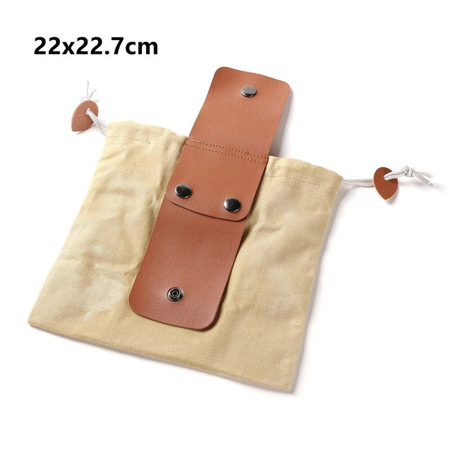 Premium Leather Canvas Hiking Bag - Image 9