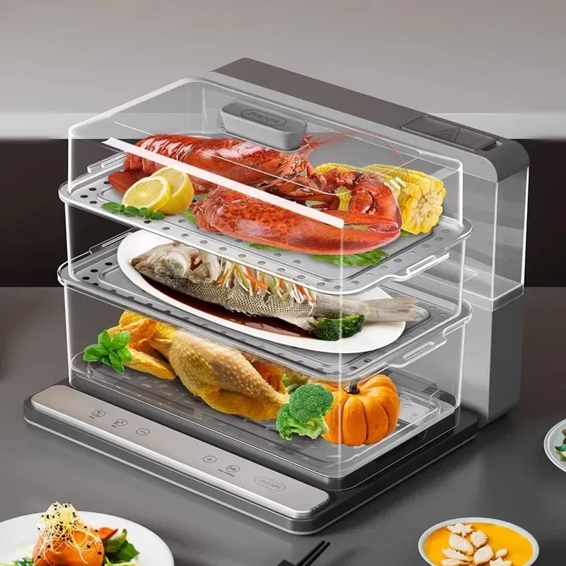 Multi Cook Triple Layer Electric Food Steamer - Image 0
