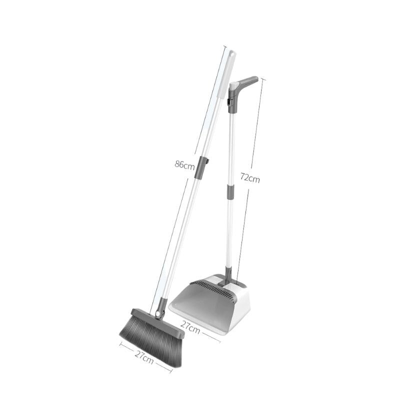 Creative Self-Cleaning Foldable Dustpan Broom - Image 4