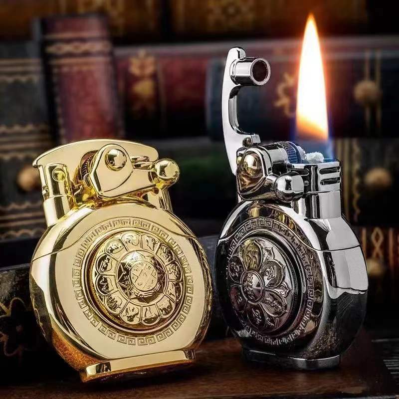 Vintage Spin Automatic Ignition Kerosene Lighter - Image 0