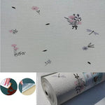 3D Linen Self-Adhesive Waterproof Wall Sticker