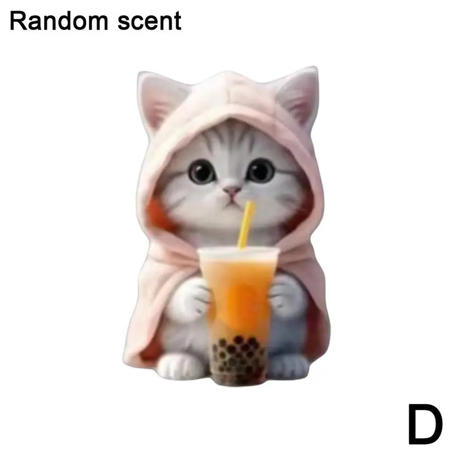 Cool Hoodie Cat Clip-On Car Freshener - Image 7
