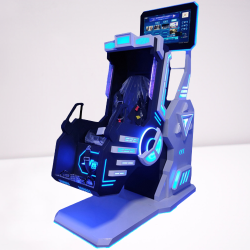 Futuristic 9D Virtual Reality Roller Coaster Simulator