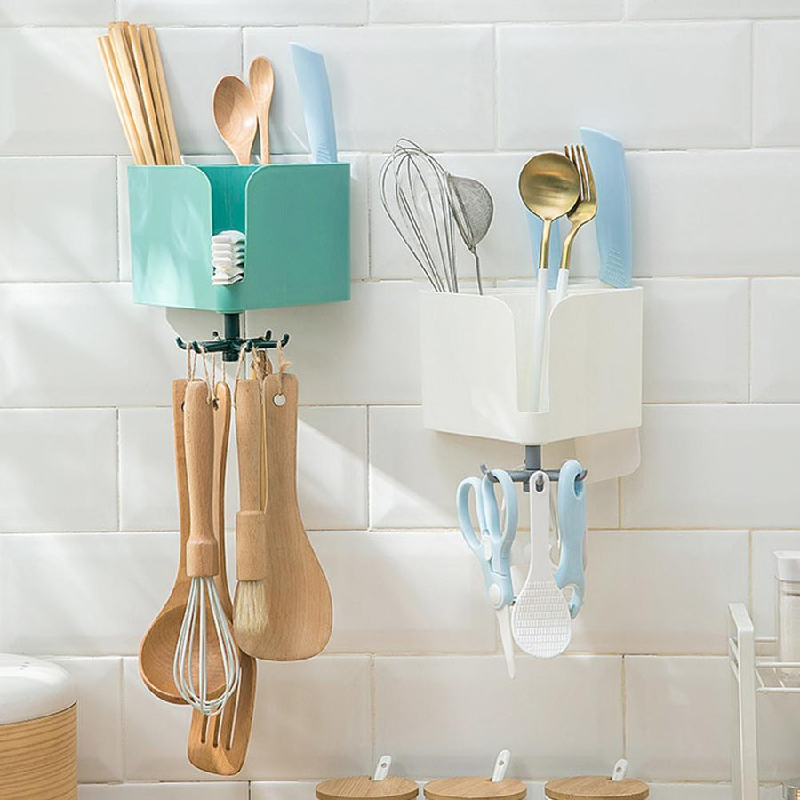 Self-Adhesive Kitchen Utensils Drainer Rack - Image 5