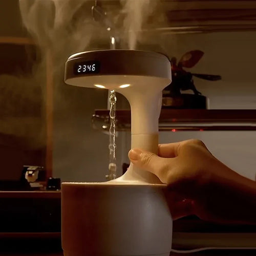 Anti-Gravity Water Droplet Air Humidifier Night Lamp - Image 0