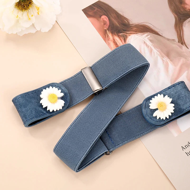Chic Elastic Buckleless Women Elastic Belt - Image 11