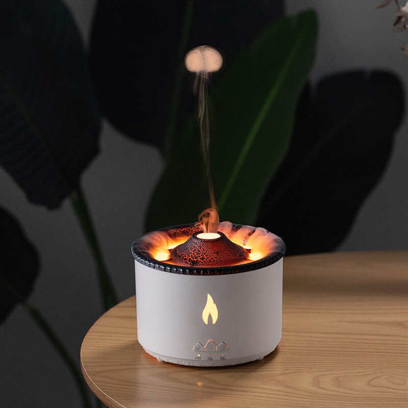 Volcanic Flame Air Humidifier Night Lamp