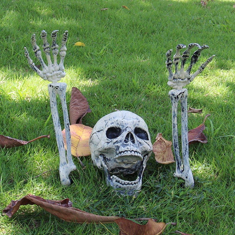Realistic Zombie Skeleton Garden Halloween Decor - Image 0