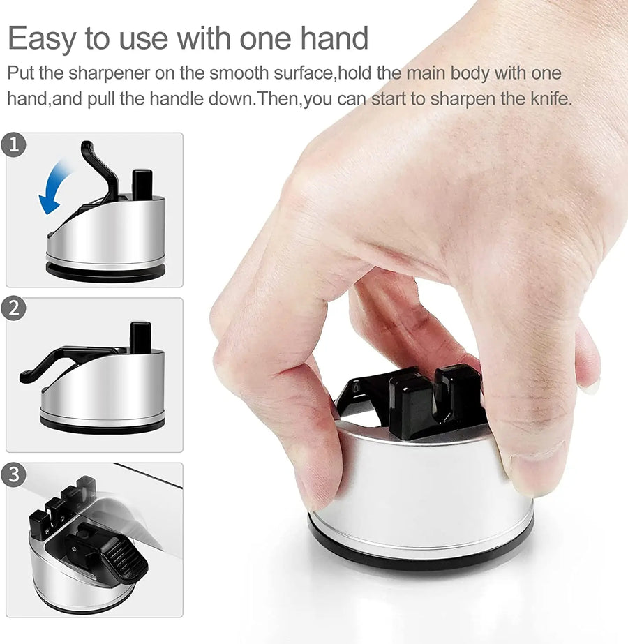 Non-Slip Pocket Size Chef's Quick Knife Sharpener - Image 3