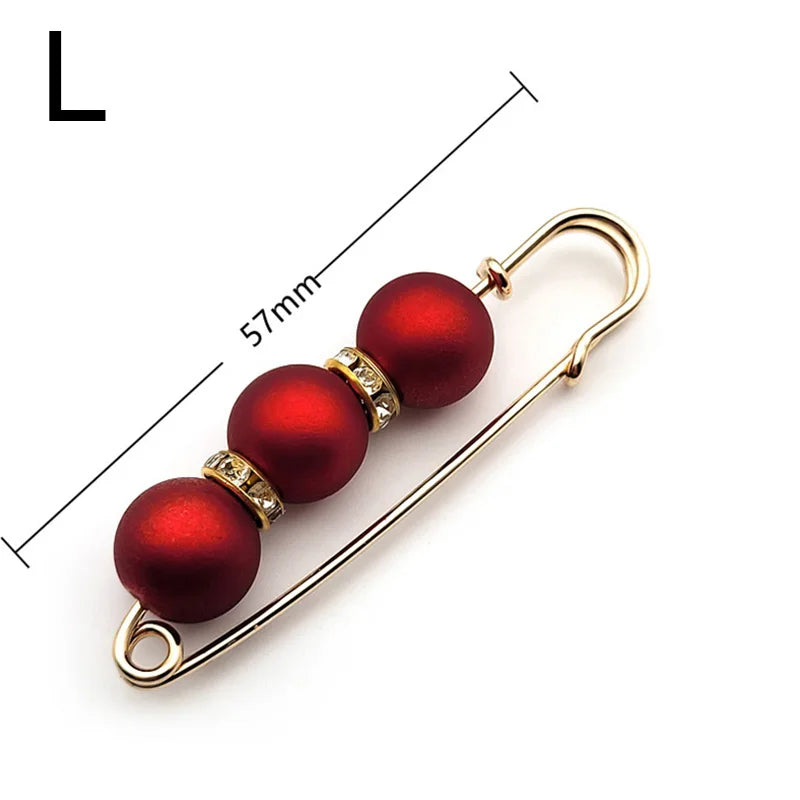 Pearl Charm Button Brooch - Image 13