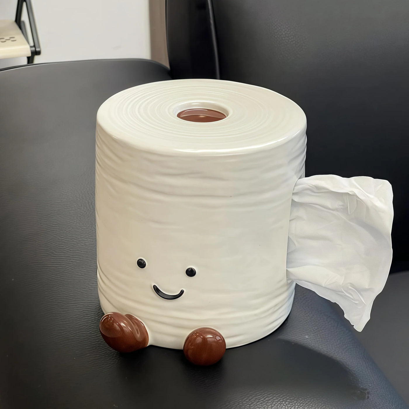 Smiley Toilet Paper Tissue Box - Image 2