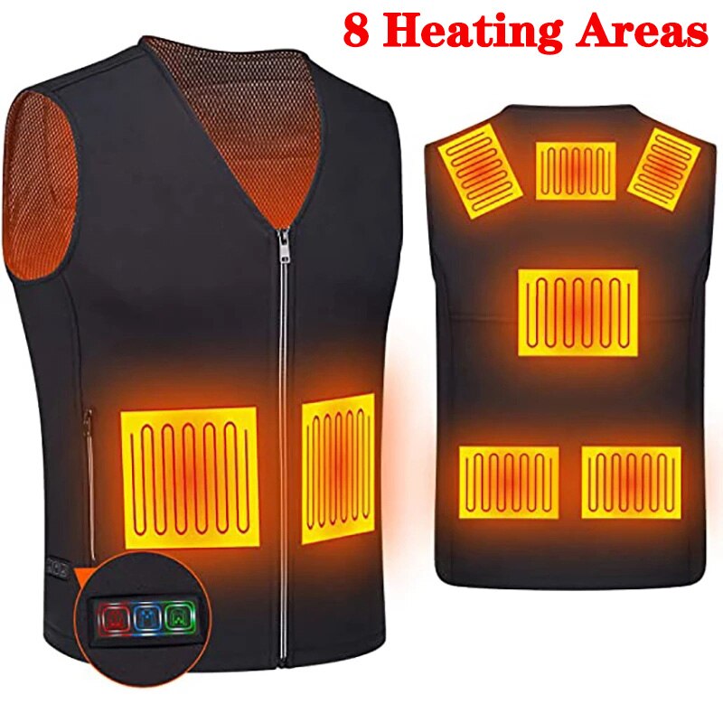 Adjustable Winter Electric Heated Vest - Image 5