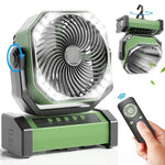 Camping Power Bank Remote Control Desk Fan