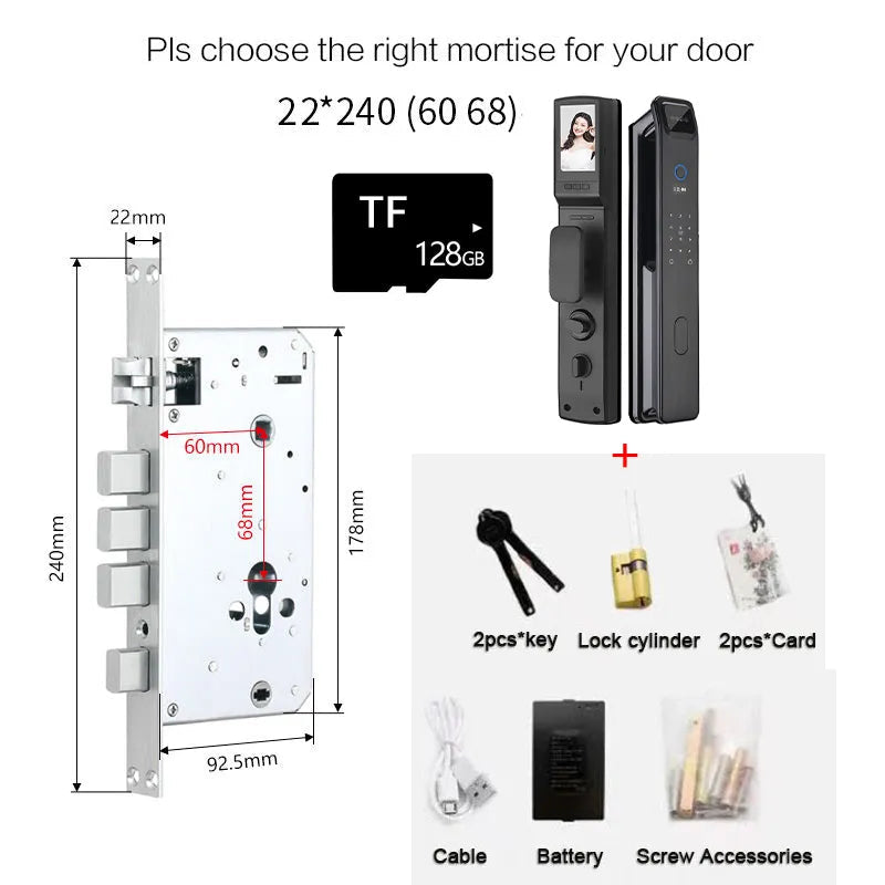 Automatic Secure Face Recognition Smart Fingerprint Door Lock - Image 10