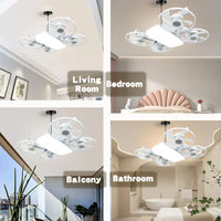 Summer Cool Multi-Propeller Modern LED Ceiling Fan - Image 5