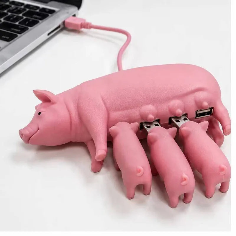 Piggy Family USB Flash Drive Set